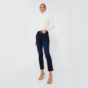 MOTHER Mid-Rise Dazzler, Size 27, Dark Blue Wash
